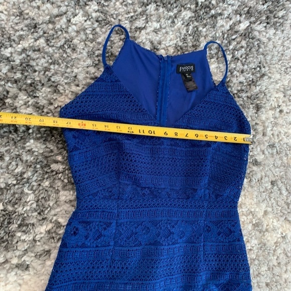 Enfocus Studio Royal Blue Spaghetti Strap Pencil Skirt Zipper Dress Size… - Picture 4 of 17